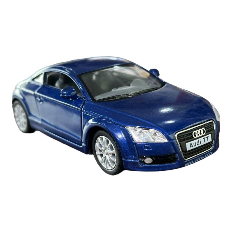 Miniatura Audi TT Azul Metal 1:32 - Kinsmart - Chaveiro - Magazine